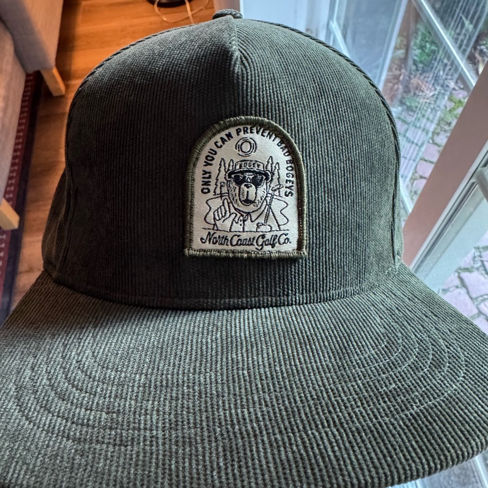 North Coast Golf Co. Green Corduroy Hat